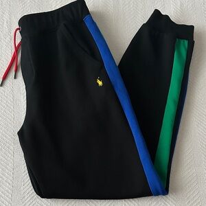Polo by Ralph Lauren Kids Joggers with Blue and Green Accents